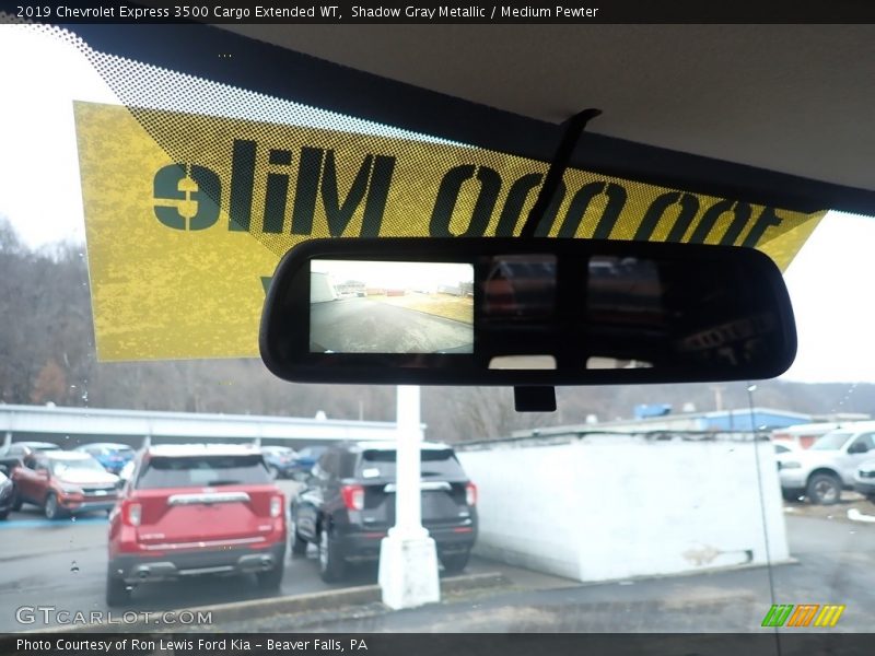 Shadow Gray Metallic / Medium Pewter 2019 Chevrolet Express 3500 Cargo Extended WT