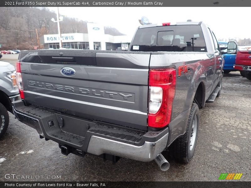 Carbonized Gray / Medium Earth Gray 2021 Ford F350 Super Duty XL SuperCab 4x4