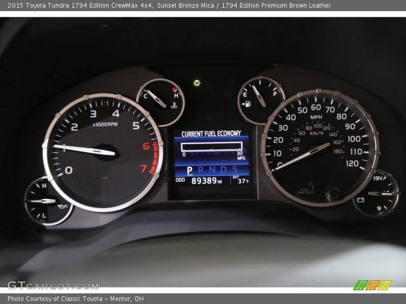 Sunset Bronze Mica / 1794 Edition Premium Brown Leather 2015 Toyota Tundra 1794 Edition CrewMax 4x4