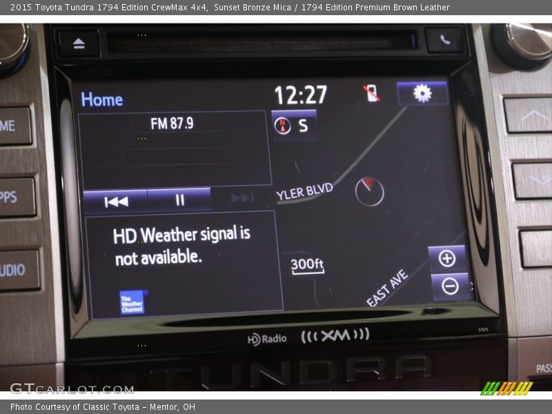 Sunset Bronze Mica / 1794 Edition Premium Brown Leather 2015 Toyota Tundra 1794 Edition CrewMax 4x4