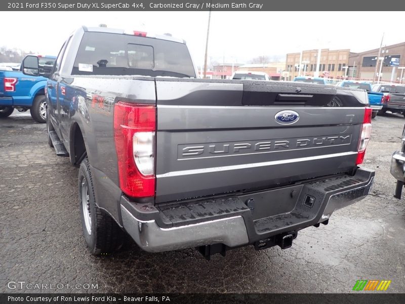 Carbonized Gray / Medium Earth Gray 2021 Ford F350 Super Duty XL SuperCab 4x4