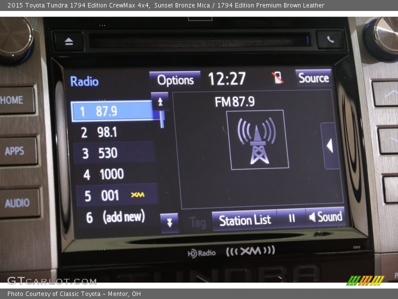 Sunset Bronze Mica / 1794 Edition Premium Brown Leather 2015 Toyota Tundra 1794 Edition CrewMax 4x4