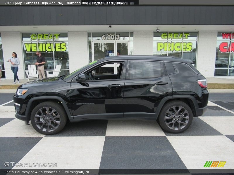 Diamond Black Crystal Pearl / Black 2020 Jeep Compass High Altitude