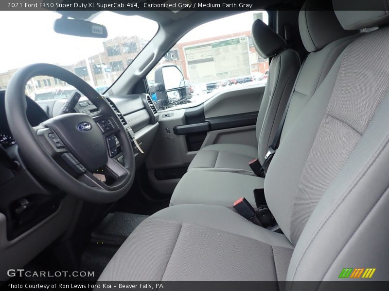 Carbonized Gray / Medium Earth Gray 2021 Ford F350 Super Duty XL SuperCab 4x4