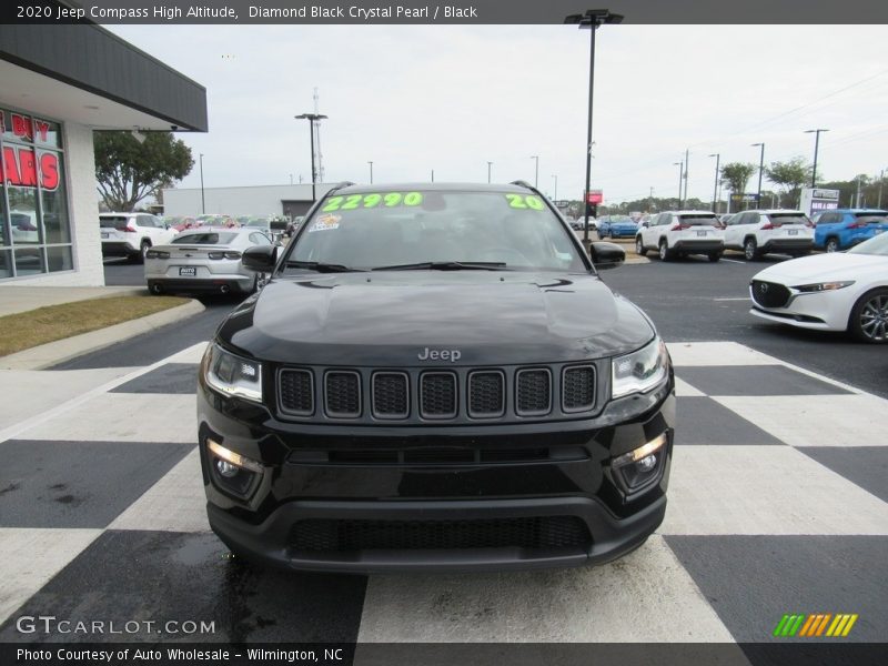 Diamond Black Crystal Pearl / Black 2020 Jeep Compass High Altitude