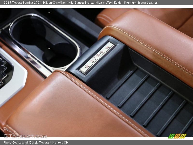 Sunset Bronze Mica / 1794 Edition Premium Brown Leather 2015 Toyota Tundra 1794 Edition CrewMax 4x4