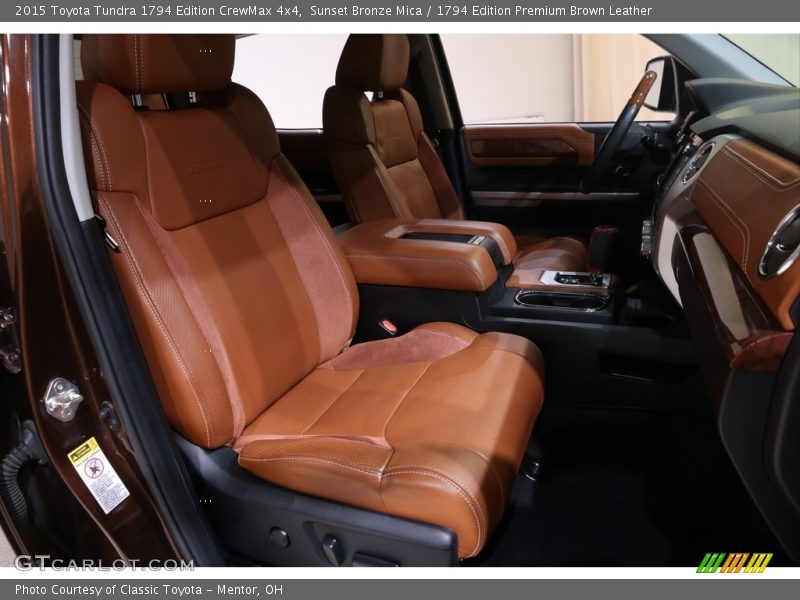 Sunset Bronze Mica / 1794 Edition Premium Brown Leather 2015 Toyota Tundra 1794 Edition CrewMax 4x4