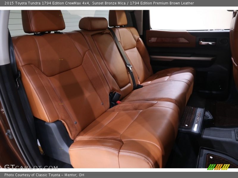 Sunset Bronze Mica / 1794 Edition Premium Brown Leather 2015 Toyota Tundra 1794 Edition CrewMax 4x4