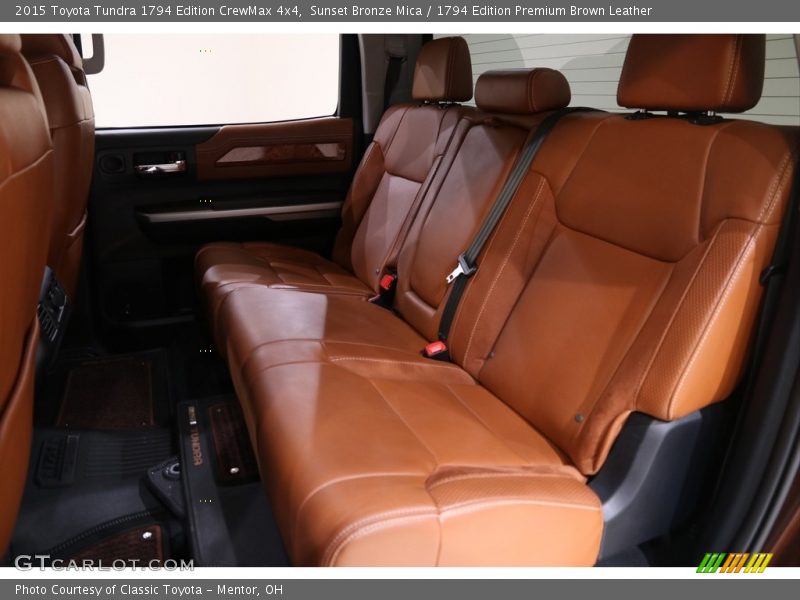 Sunset Bronze Mica / 1794 Edition Premium Brown Leather 2015 Toyota Tundra 1794 Edition CrewMax 4x4