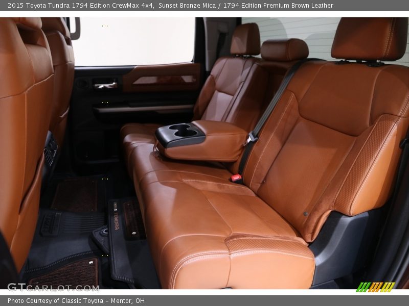 Sunset Bronze Mica / 1794 Edition Premium Brown Leather 2015 Toyota Tundra 1794 Edition CrewMax 4x4