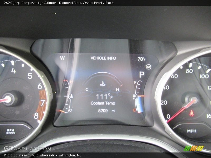 Diamond Black Crystal Pearl / Black 2020 Jeep Compass High Altitude