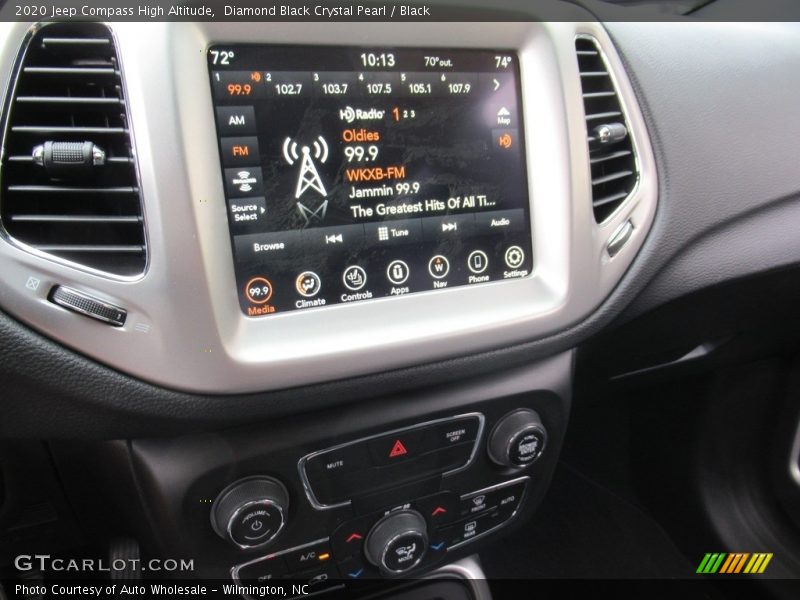 Diamond Black Crystal Pearl / Black 2020 Jeep Compass High Altitude