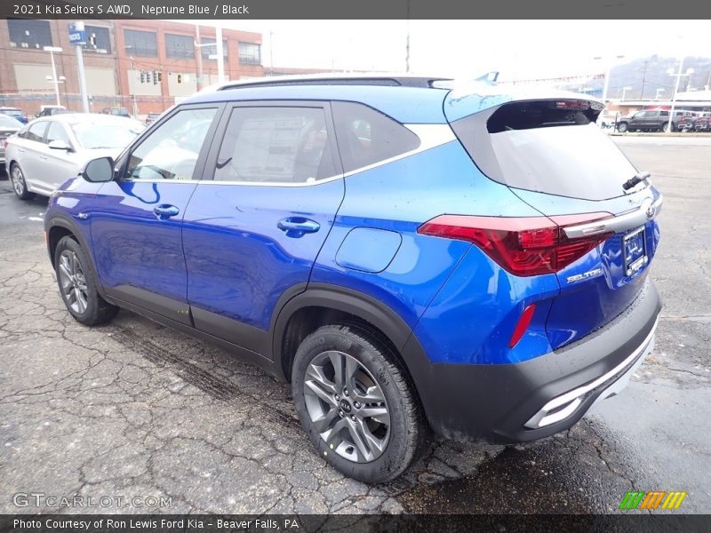 Neptune Blue / Black 2021 Kia Seltos S AWD