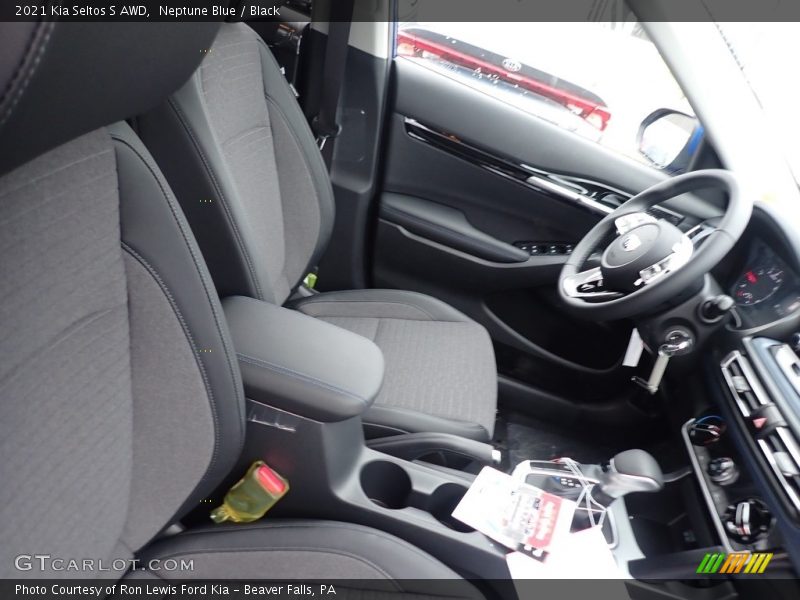 Neptune Blue / Black 2021 Kia Seltos S AWD