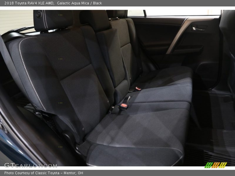 Galactic Aqua Mica / Black 2018 Toyota RAV4 XLE AWD