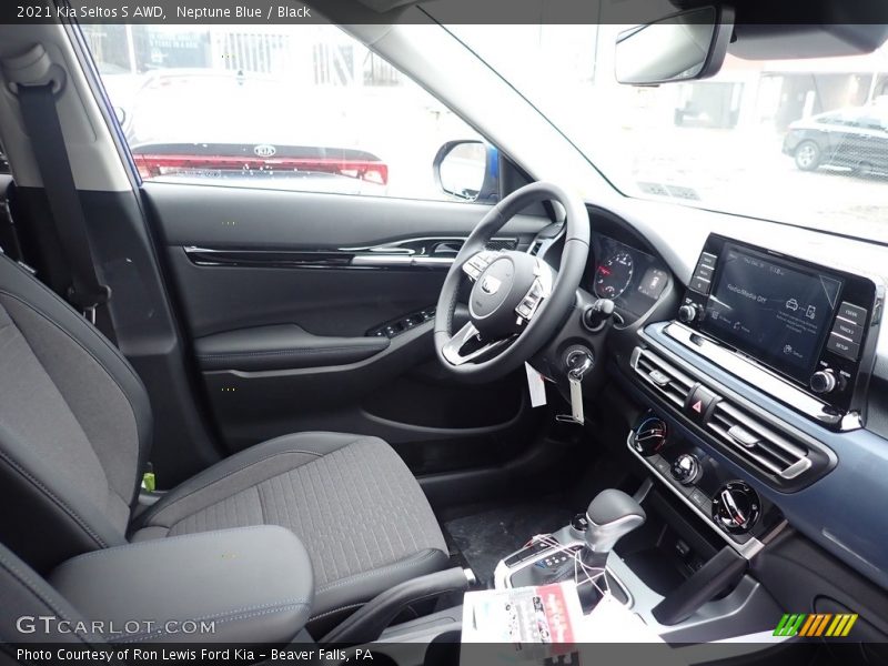Neptune Blue / Black 2021 Kia Seltos S AWD