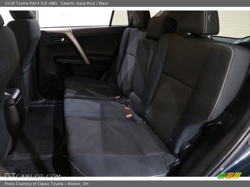 Galactic Aqua Mica / Black 2018 Toyota RAV4 XLE AWD