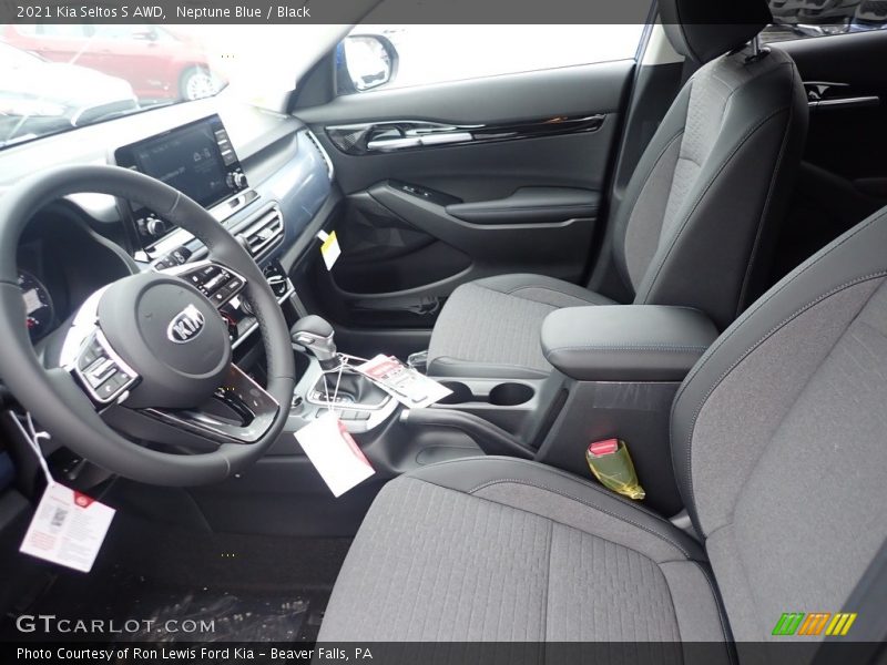 Neptune Blue / Black 2021 Kia Seltos S AWD