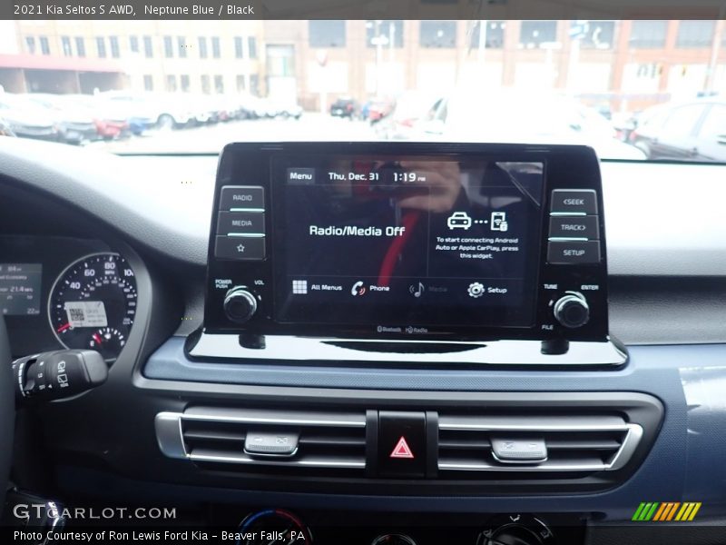 Neptune Blue / Black 2021 Kia Seltos S AWD