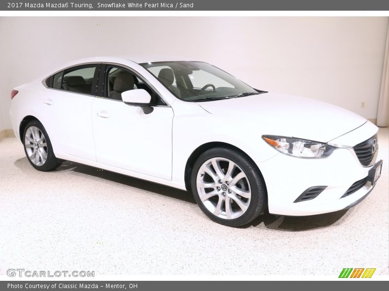 Snowflake White Pearl Mica / Sand 2017 Mazda Mazda6 Touring