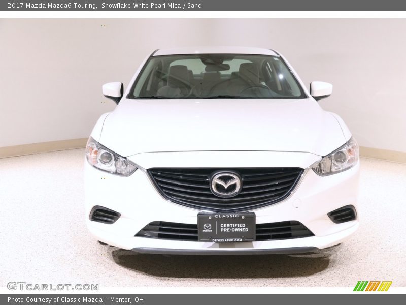 Snowflake White Pearl Mica / Sand 2017 Mazda Mazda6 Touring