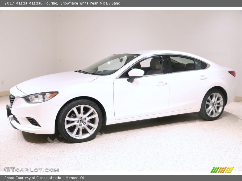 Snowflake White Pearl Mica / Sand 2017 Mazda Mazda6 Touring