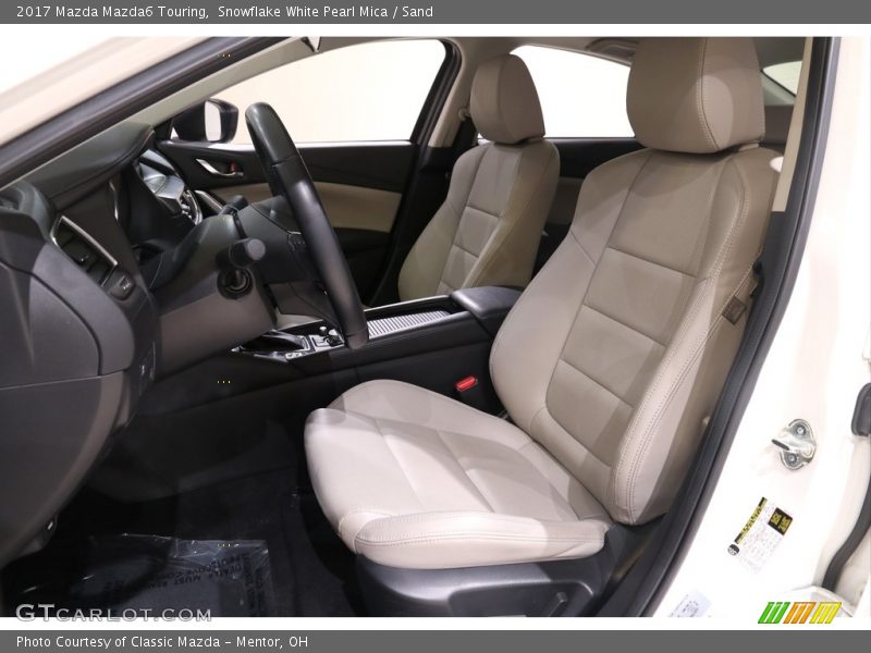 Snowflake White Pearl Mica / Sand 2017 Mazda Mazda6 Touring