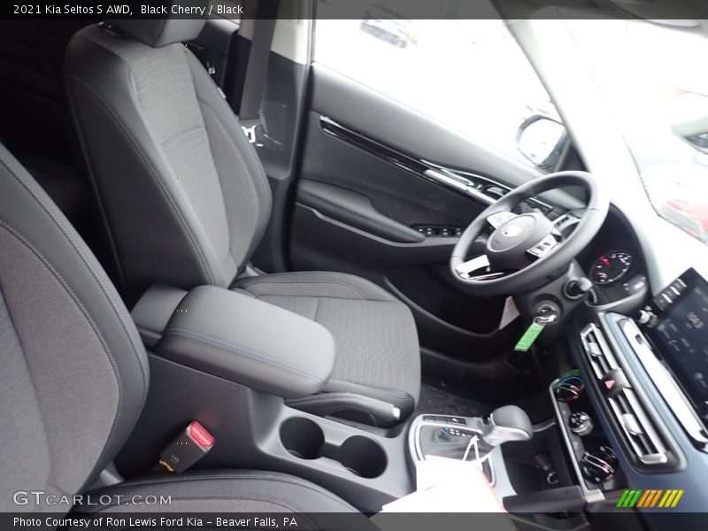 Black Cherry / Black 2021 Kia Seltos S AWD