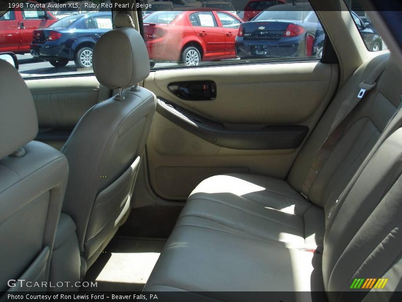 Ruby Red Pearl / Beige 1998 Toyota Avalon XLS