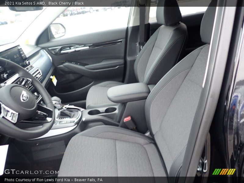 Black Cherry / Black 2021 Kia Seltos S AWD