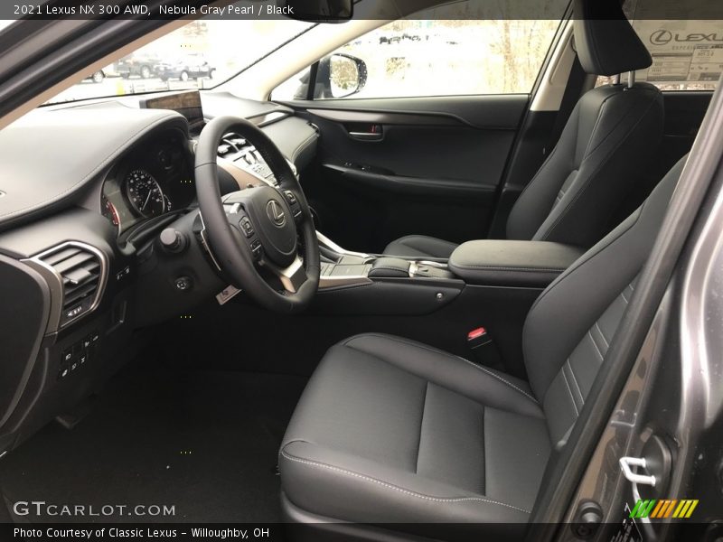 Nebula Gray Pearl / Black 2021 Lexus NX 300 AWD