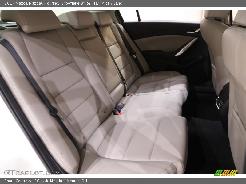 Snowflake White Pearl Mica / Sand 2017 Mazda Mazda6 Touring