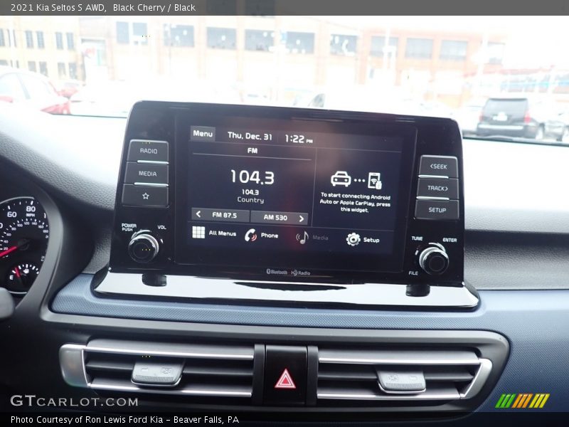 Black Cherry / Black 2021 Kia Seltos S AWD