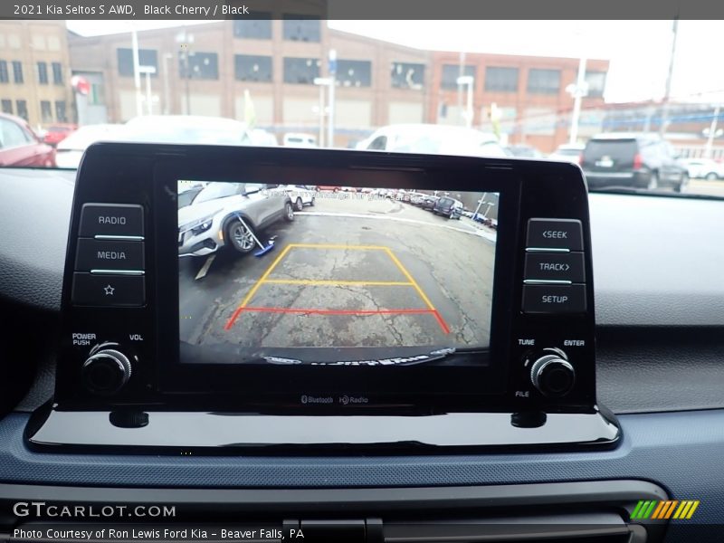 Black Cherry / Black 2021 Kia Seltos S AWD