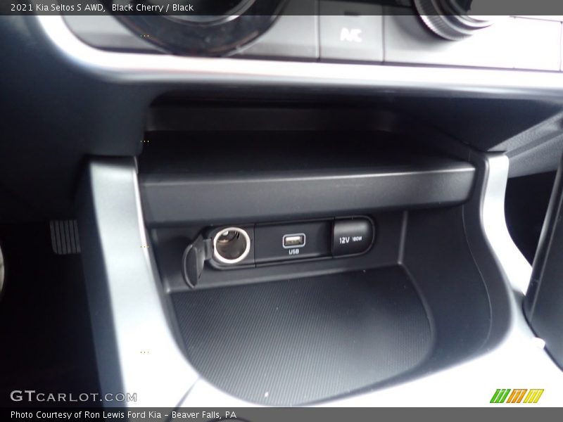 Black Cherry / Black 2021 Kia Seltos S AWD