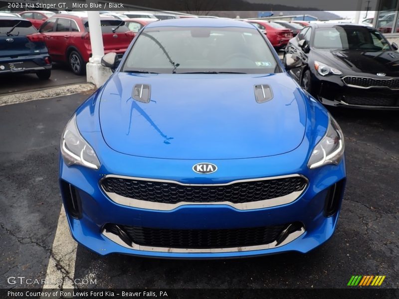Micro Blue / Black 2021 Kia Stinger GT