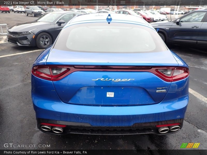 Micro Blue / Black 2021 Kia Stinger GT