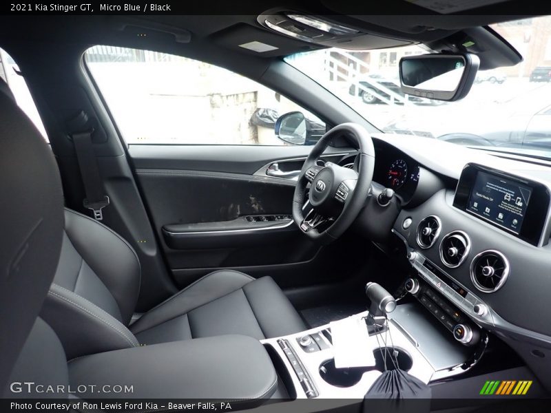 Micro Blue / Black 2021 Kia Stinger GT
