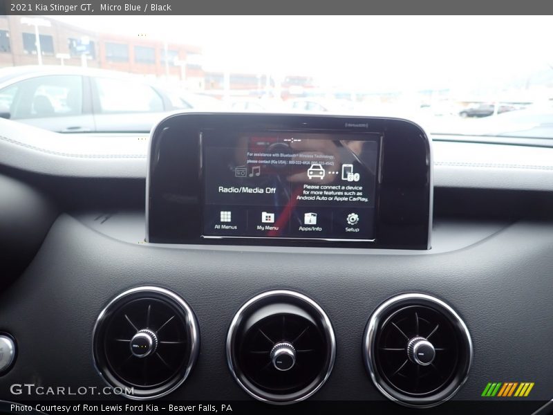 Micro Blue / Black 2021 Kia Stinger GT