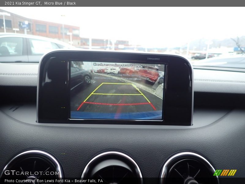 Micro Blue / Black 2021 Kia Stinger GT