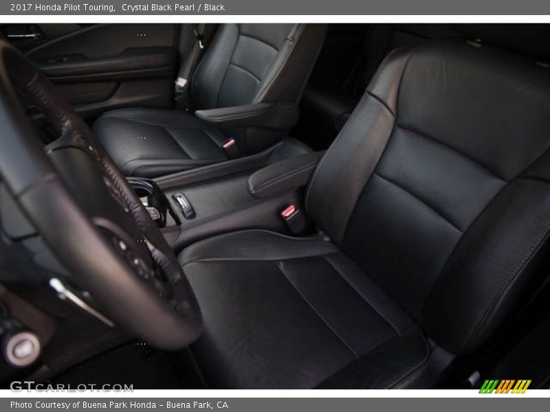 Crystal Black Pearl / Black 2017 Honda Pilot Touring