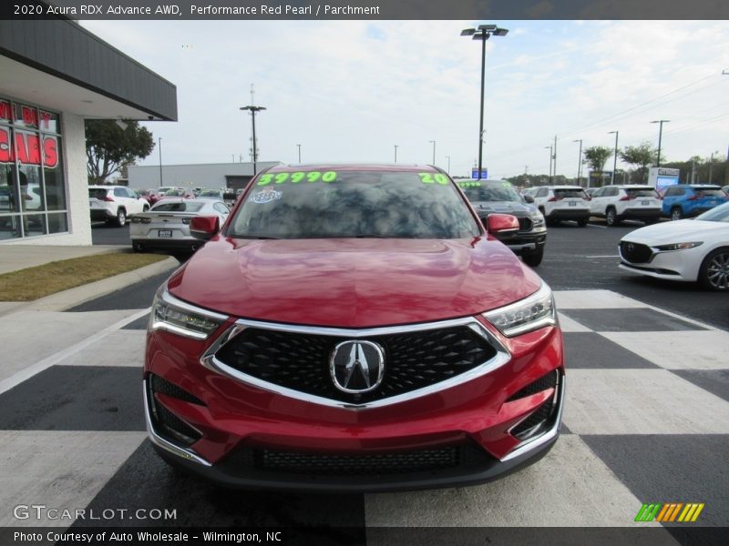 Performance Red Pearl / Parchment 2020 Acura RDX Advance AWD