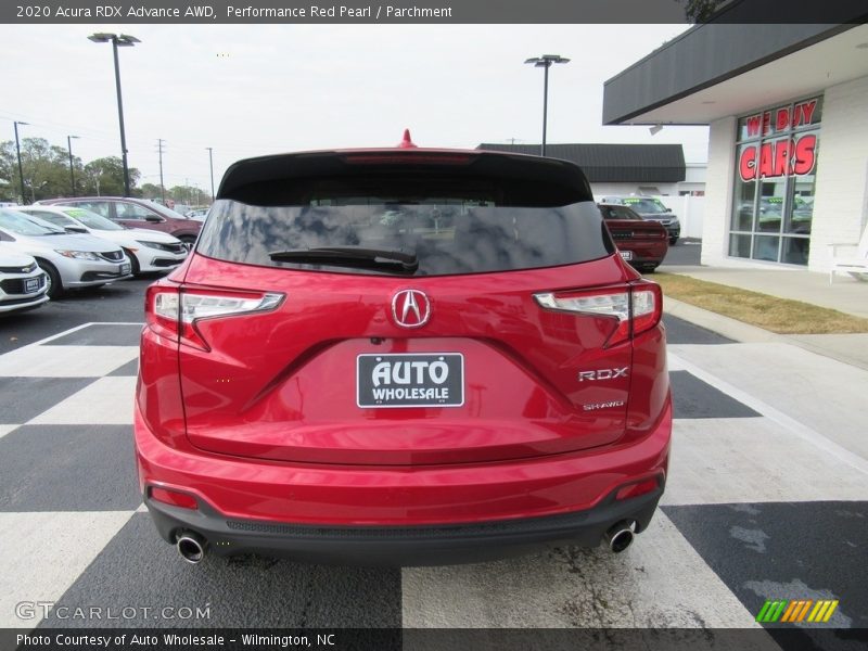 Performance Red Pearl / Parchment 2020 Acura RDX Advance AWD