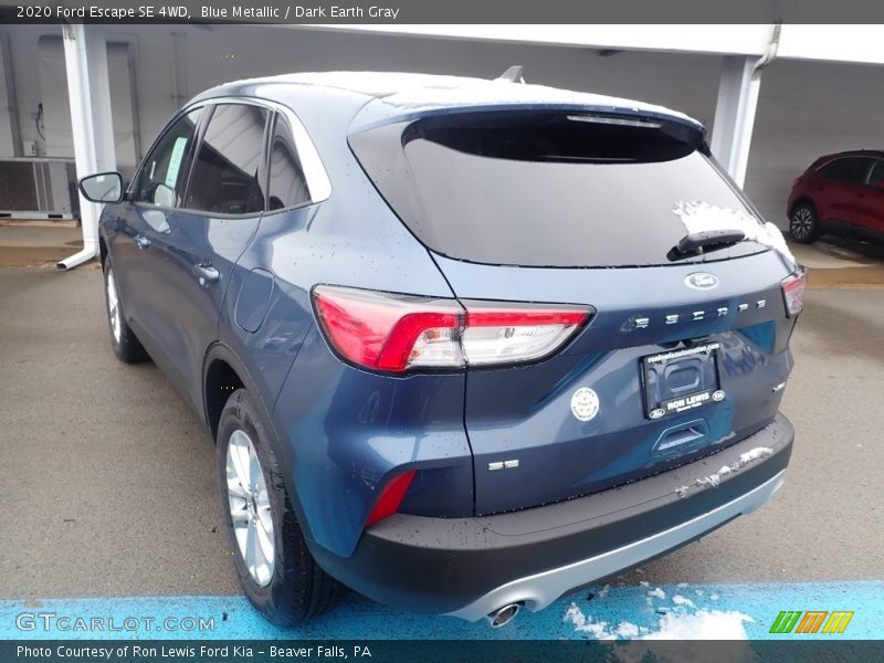 Blue Metallic / Dark Earth Gray 2020 Ford Escape SE 4WD