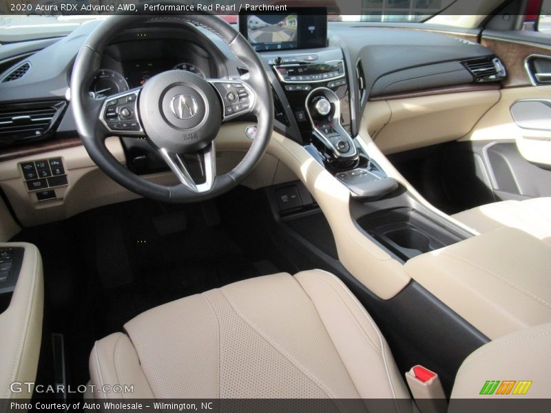 Performance Red Pearl / Parchment 2020 Acura RDX Advance AWD