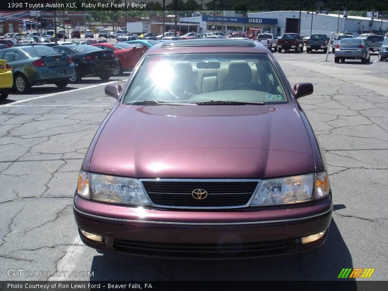 Ruby Red Pearl / Beige 1998 Toyota Avalon XLS