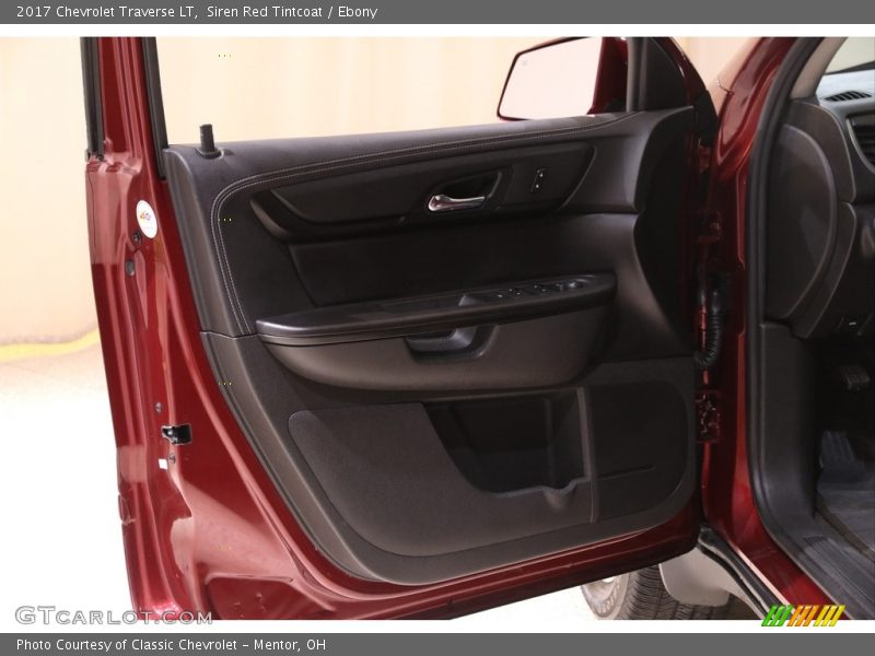 Siren Red Tintcoat / Ebony 2017 Chevrolet Traverse LT