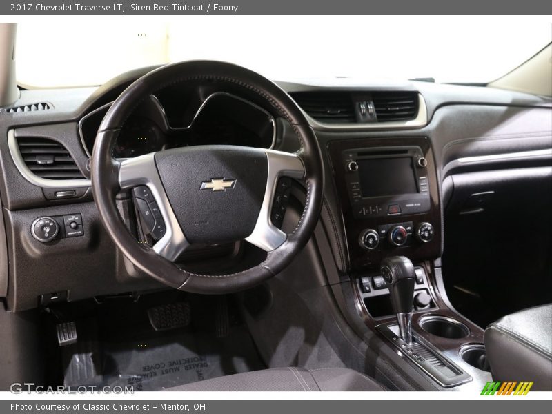 Siren Red Tintcoat / Ebony 2017 Chevrolet Traverse LT