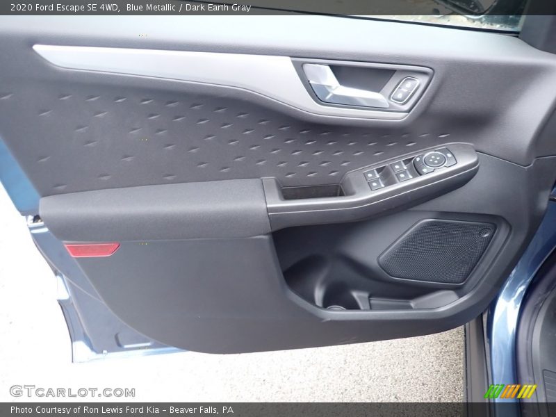 Blue Metallic / Dark Earth Gray 2020 Ford Escape SE 4WD