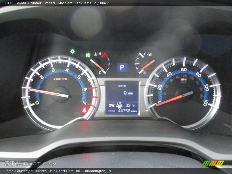 Midnight Black Metallic / Black 2018 Toyota 4Runner Limited